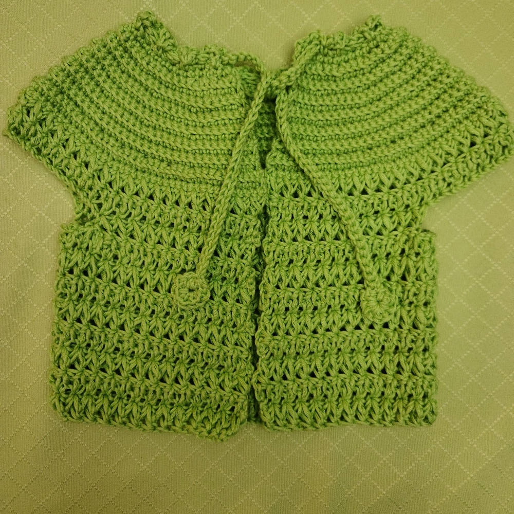 Green Baby Vest